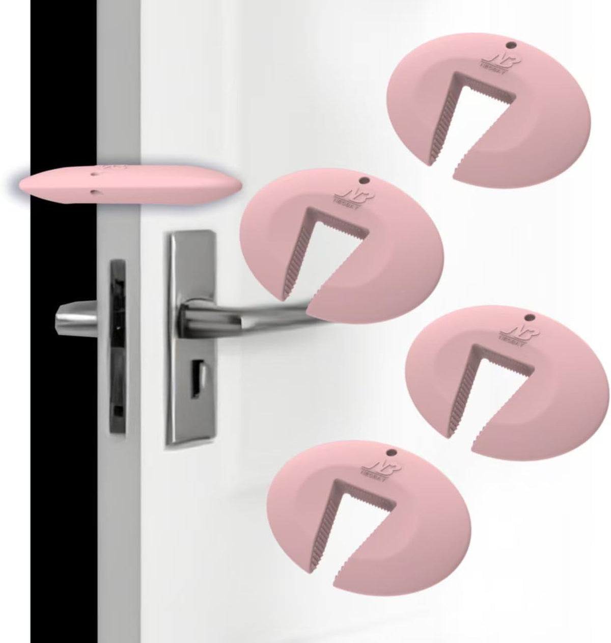 Silicone Door Pinch Guard and Door Slam Stopper, Durable Finger Pinch Guard, Prevents Pinch