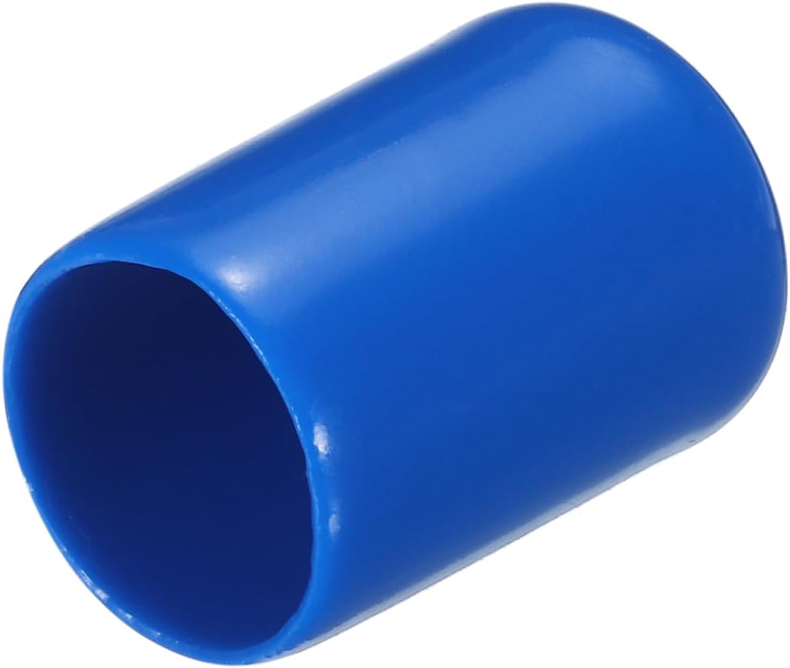 uxcell 20pcs Rubber End Caps 13mm ID Vinyl PVC Round Tube Bolt Cap Cover Screw Thread Protectors
