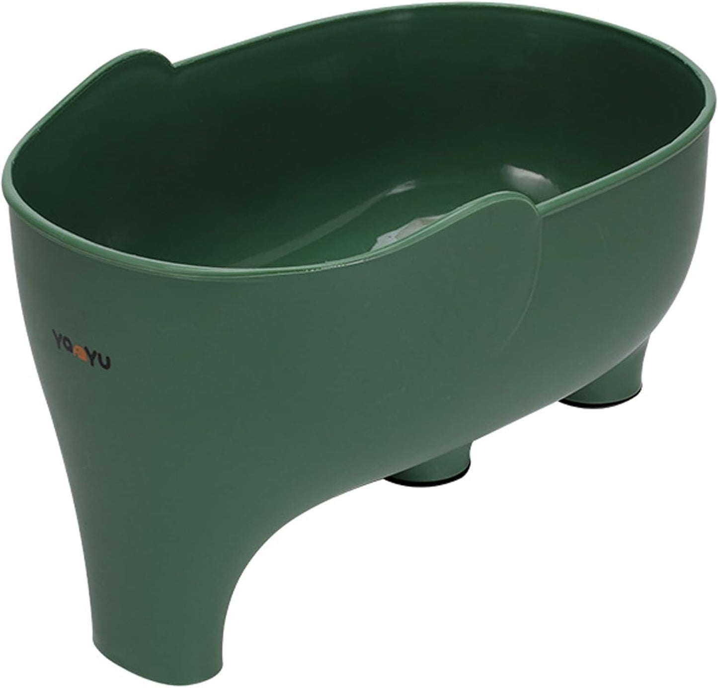 Vegetable Washing Basket with Elephant Drainage for Fruits, Pasta, Noodles - Green, 22x14x10cm/8.7