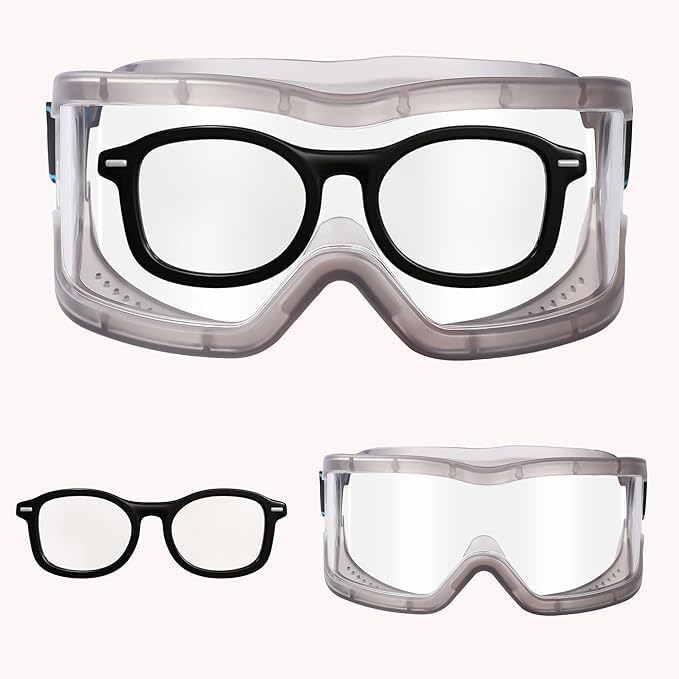 Chemistry Lab Safety Goggles,that Fit Over Glasses,Scientific, Construction, Woodworking