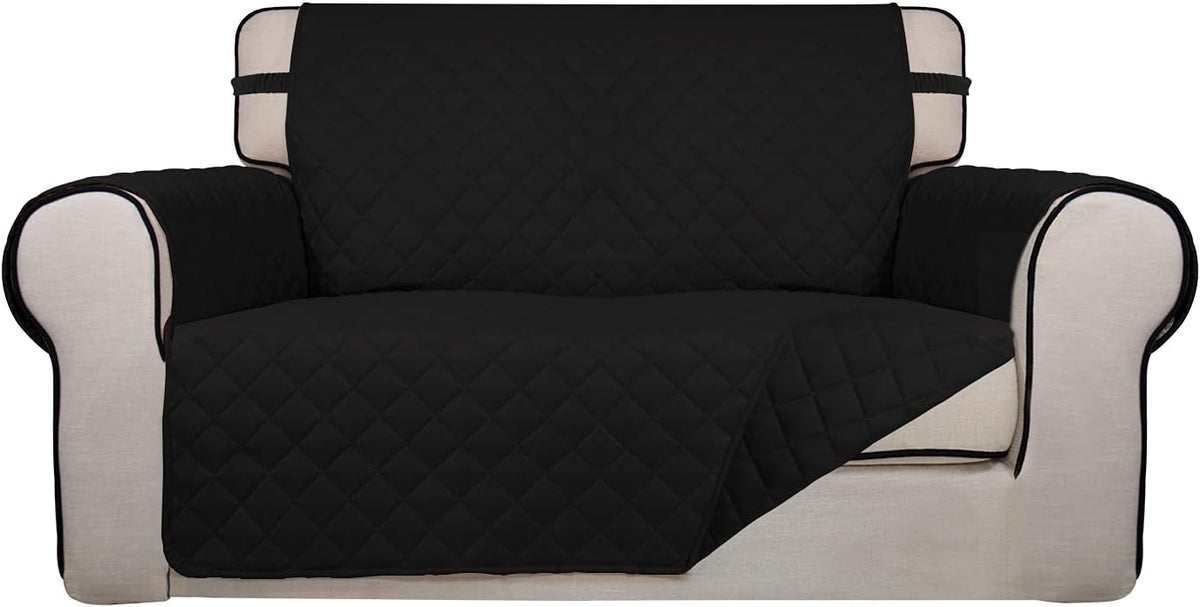 PureFit Reversible Quilted Sofa Cover, Water Resistant Slipcover Furniture Protector, Washable