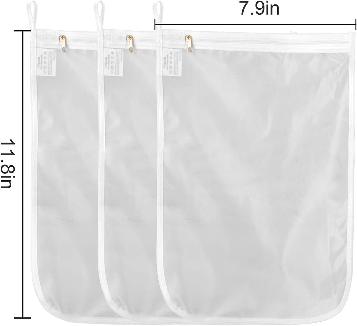 GOGOODA Delicates Laundry Bags, Fine Mesh Wash Bag for Lingerie, Underwear, Bra, Silk, Socks with