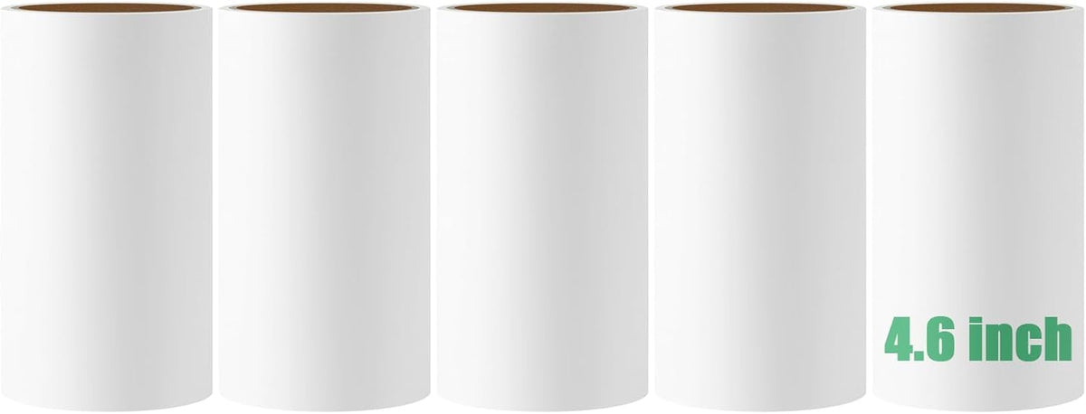 4.6 inch Giant Lint Roller Refills Compatible with Evercare Giant and T Handle Lint Rollers Extreme