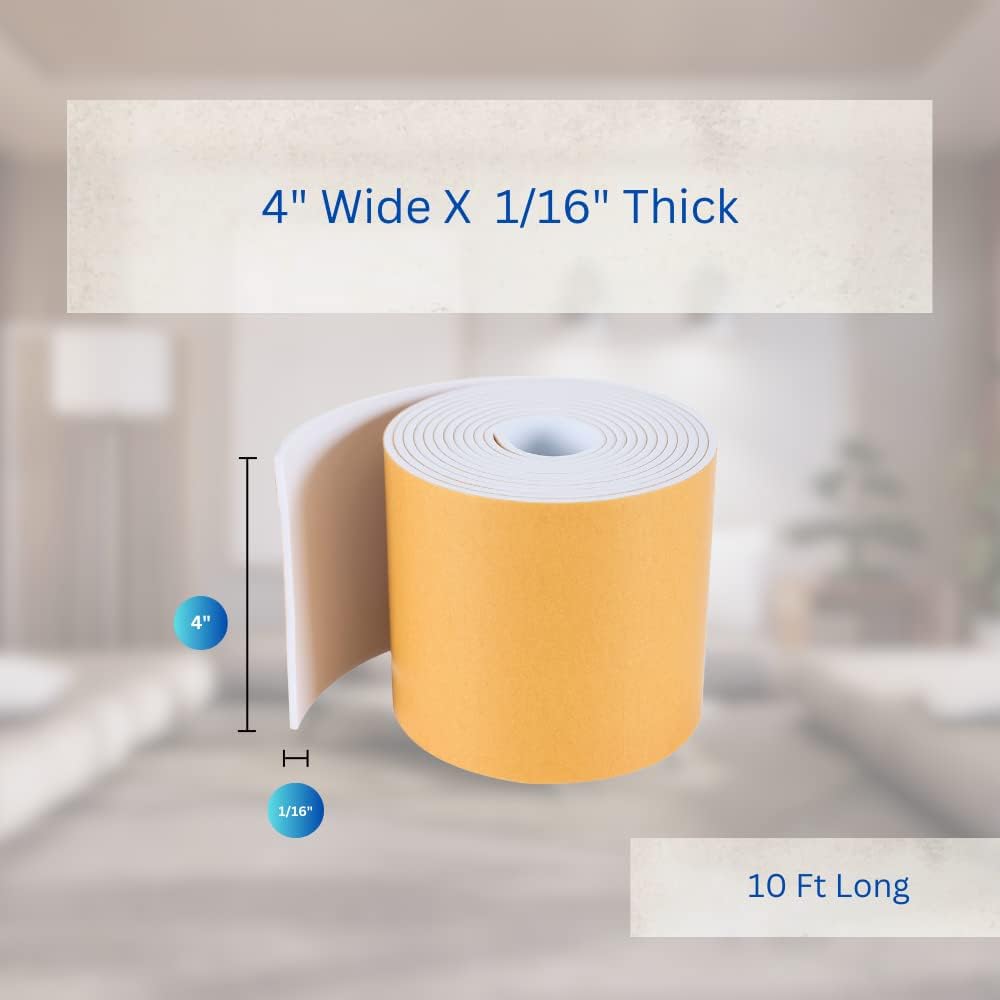 High Density Foam Weather Stripping Door Seal Strip Insulation Tape Roll for Insulating Door Frame