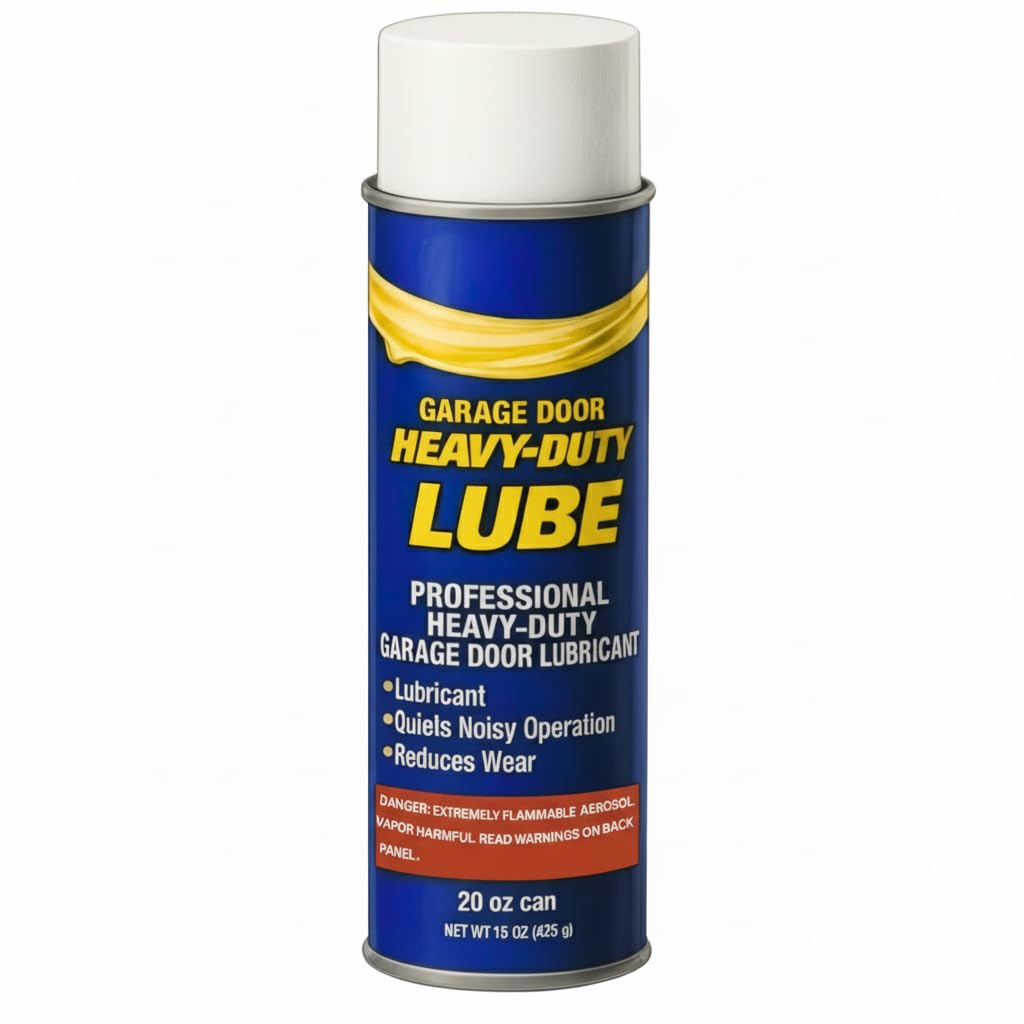 Premium Heavy-Duty Garage Door Lubricant 20oz – Long-Lasting, Multi-Purpose Rust Preventative