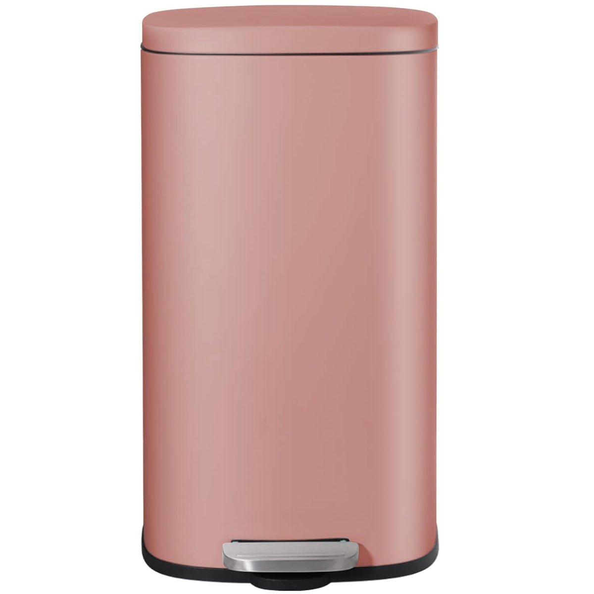 AthLike Trash Can, Stainless Steel Kitchen Garbage Can, Step Waste Bin with Hinged Lid and