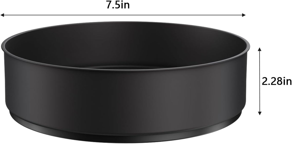VAEHOLD Lazy Susan Stainless Steel Spice Rack Turntable for Pantry Cabinet - Decorative Trays