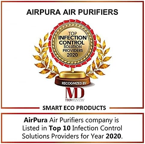 Airpura V600 Air Purifier for Home, V600 True HEPA Filter, Helps to eliminate thousands of airborne