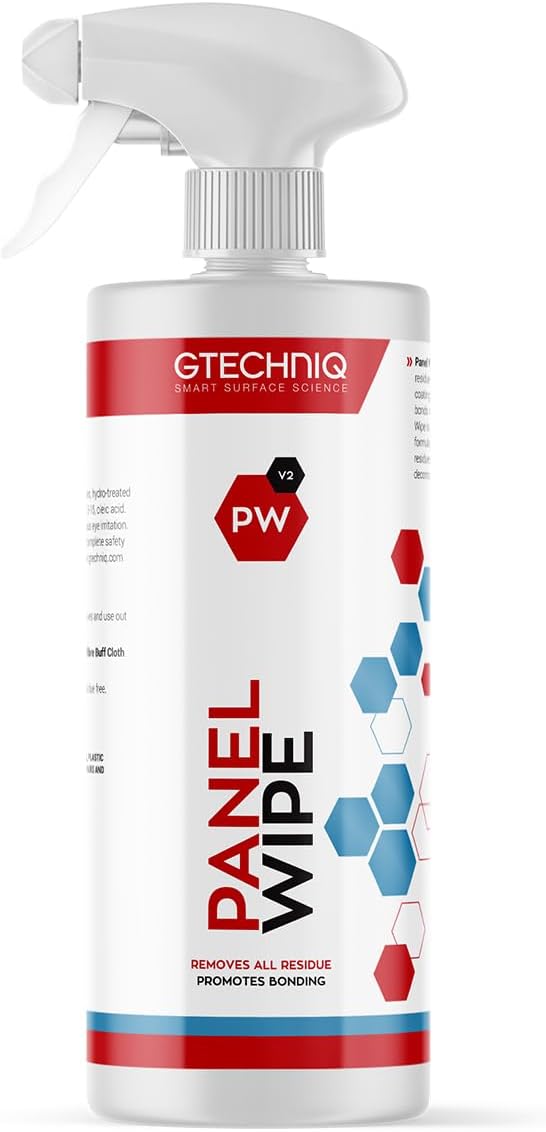 Gtechniq Panel Wipe for Car Cleaning, Pre-Sealant Car Cleaner for Polish Residue, Fragrance-Free