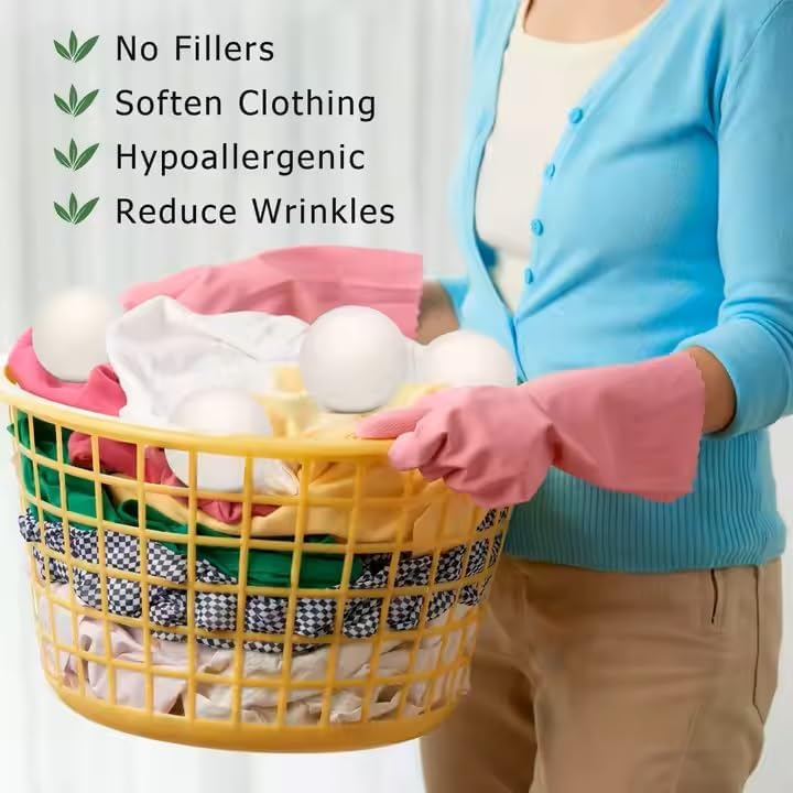 Organic Wool Dryer Balls: Eco-Friendly & Chemical-Free | Our Anti-Entanglement Reusable Balls