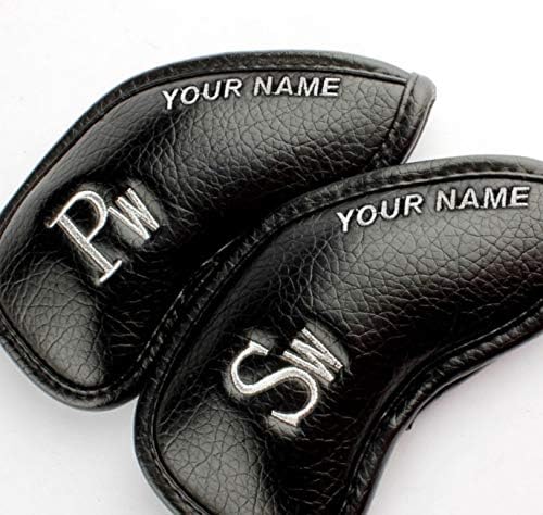 CRAFTSMAN GOLF 12pcs or 1pc Thick Synthetic Leather Golf Iron Head Covers Set Headcover Fit All