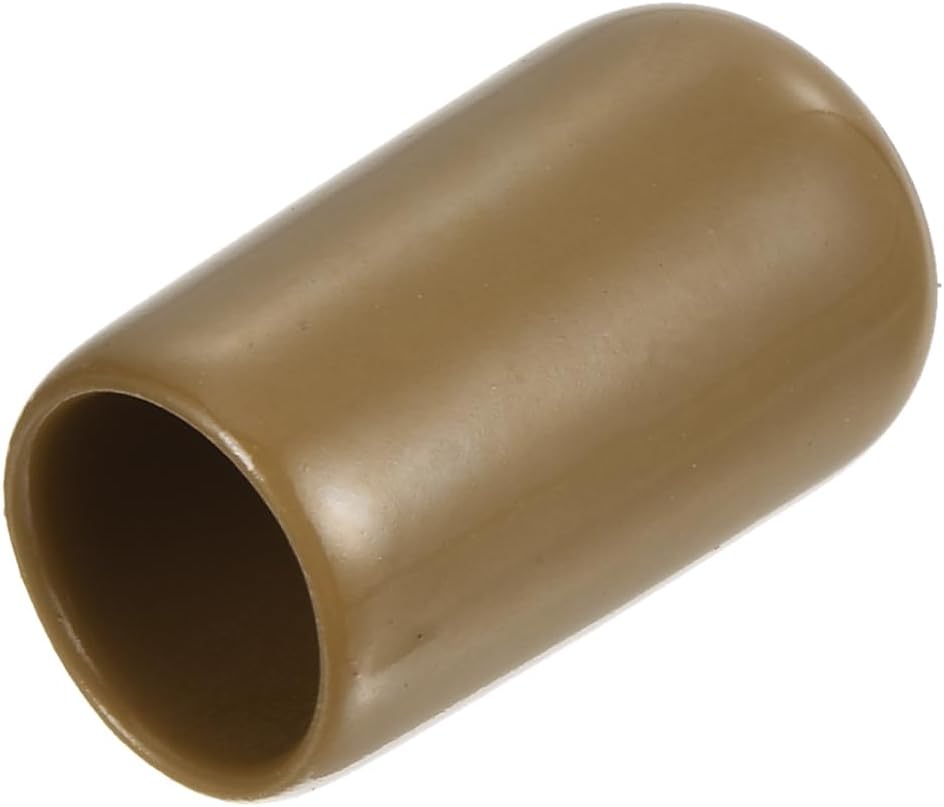 uxcell 20pcs Rubber End Caps 10mm(3/8") ID Vinyl PVC Round Tube Bolt Cap Cover Screw Thread