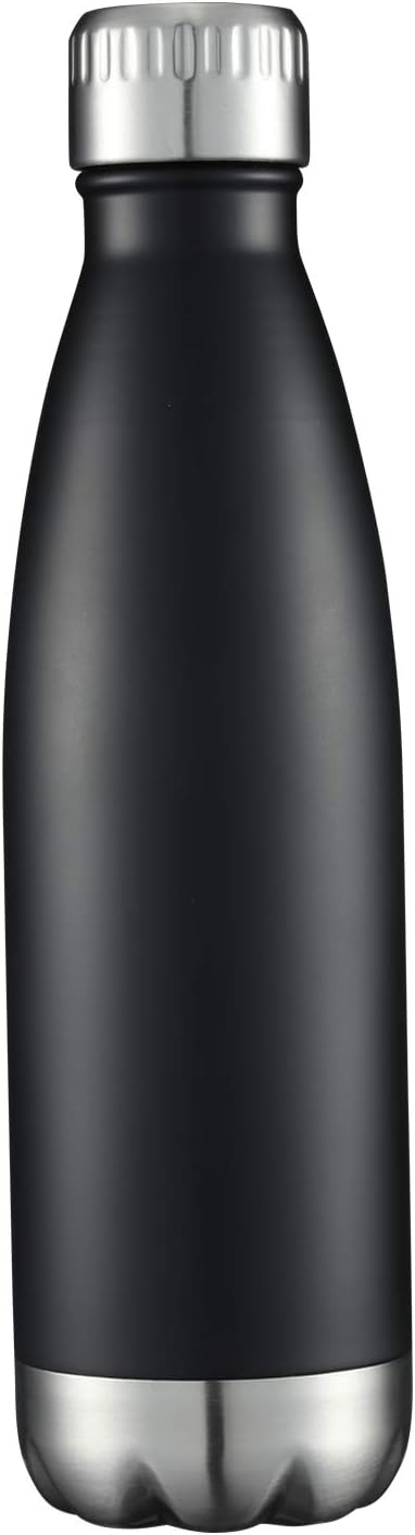 HASLE OUTFITTERS 17oz Stainless Steel Water Bottles, Vacuum Insulated Water Bottles Double Walled