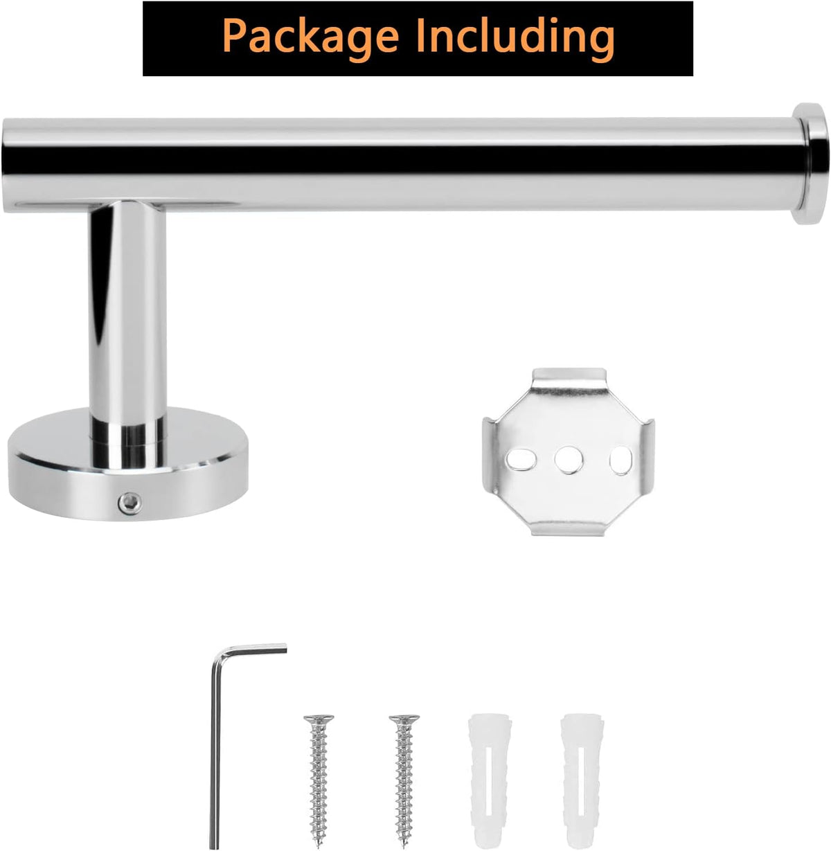 NearMoon Bathroom Toilet Paper Holder, Premium SUS304 Stainless Steel Rustproof Wall Mounted Toilet