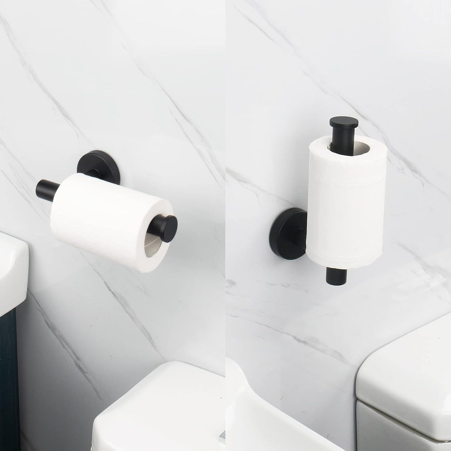 NearMoon Bathroom Toilet Paper Holder, Premium SUS304 Stainless Steel Rustproof Wall Mounted Toilet