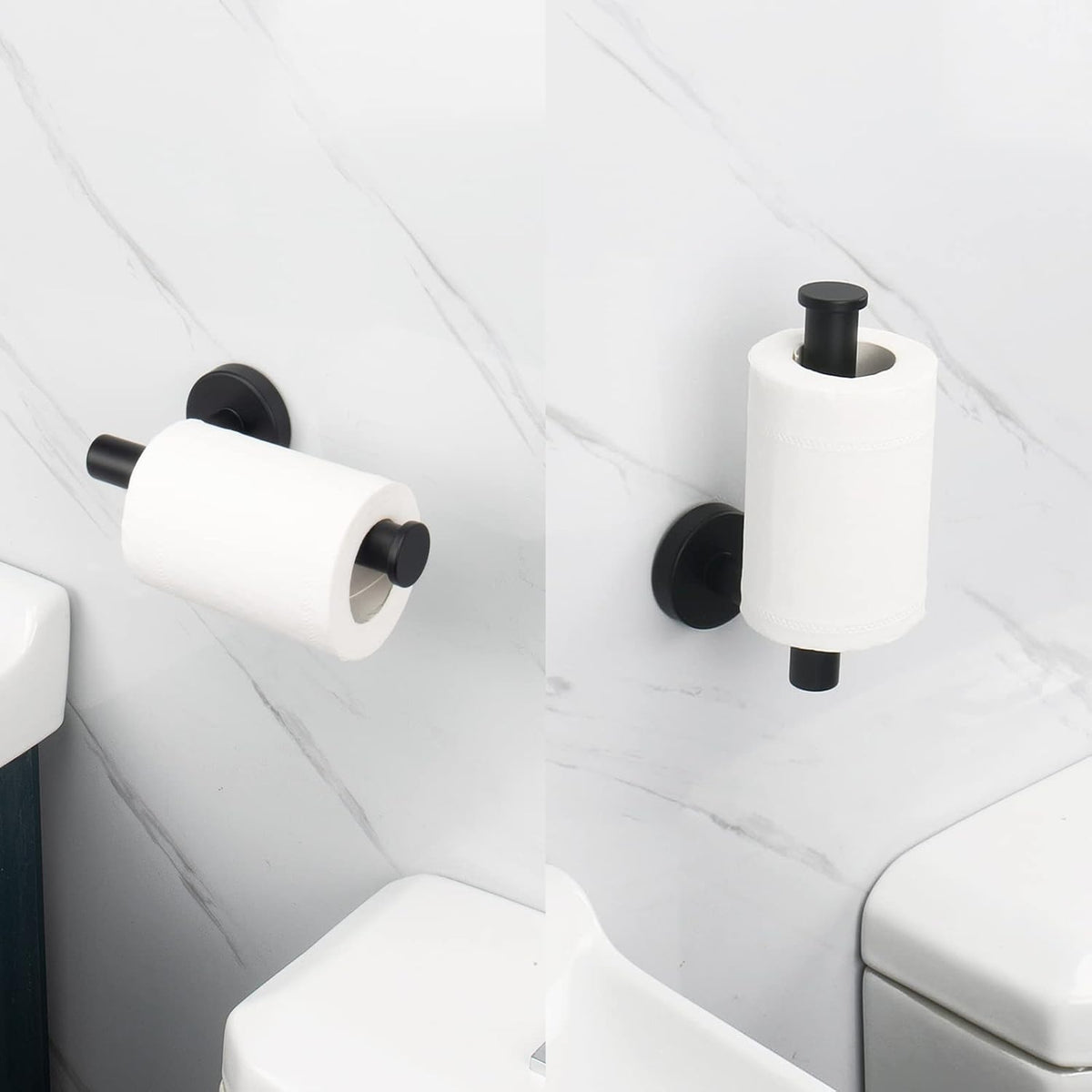 NearMoon Bathroom Toilet Paper Holder, Premium SUS304 Stainless Steel Rustproof Wall Mounted Toilet
