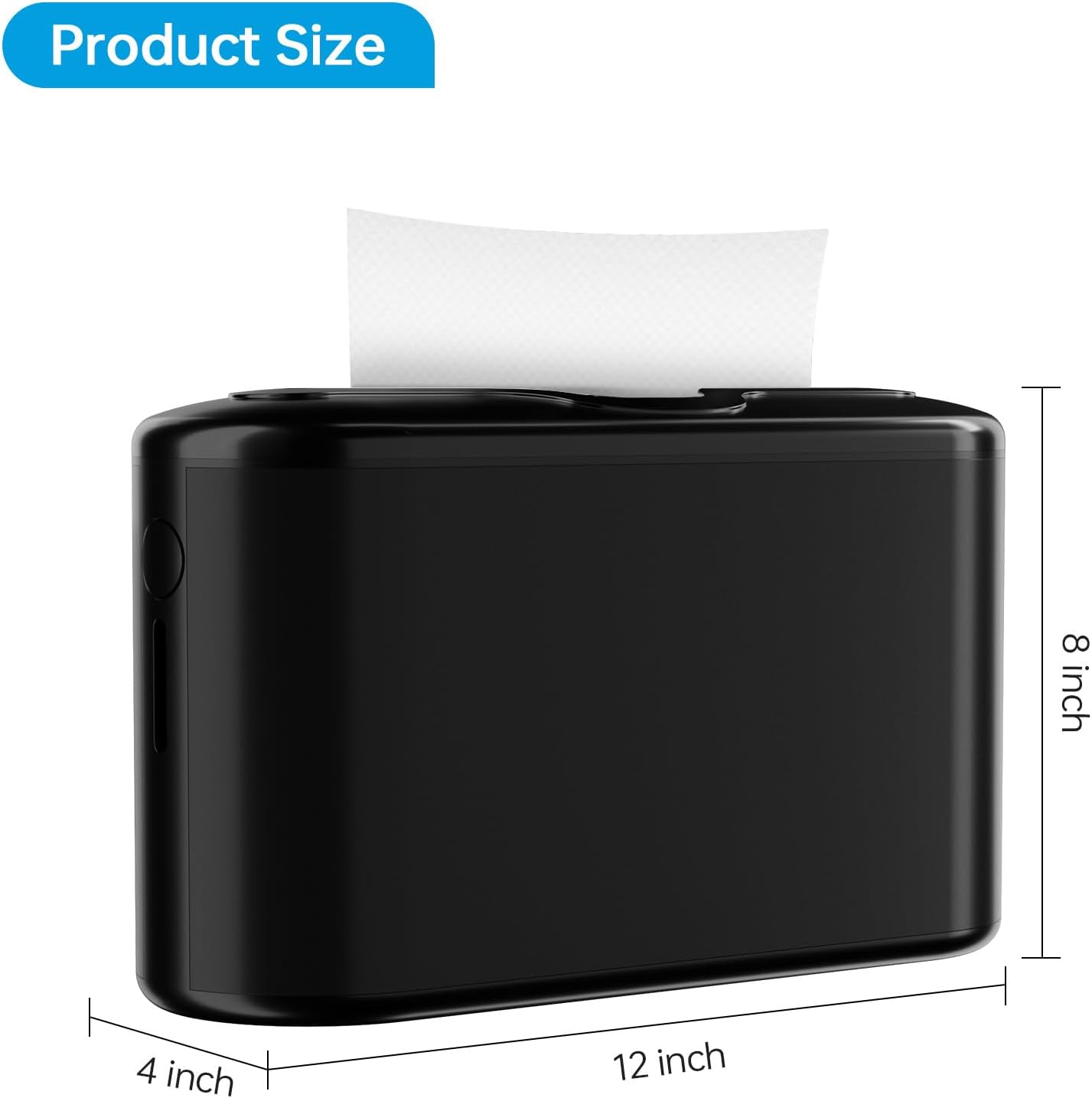 Multifold Paper Towel Dispenser Countertop, Hand Towel Dispenser for Bedroom, Bathroom, Kitchen