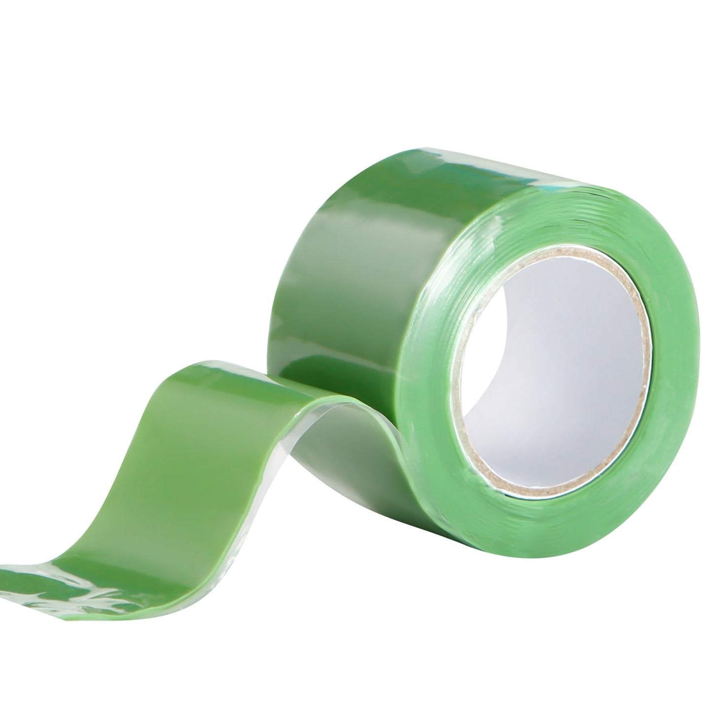 Self Fusing Silicone Tape 1 in x 5' Green Waterproof Rubber Leak Proof Sealing Rubber