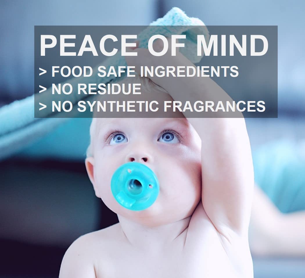 PUREFY Baby Everything Cleaner (16oz + Concentrate Makes 80oz) Hypoallergenic. Hypochlorous