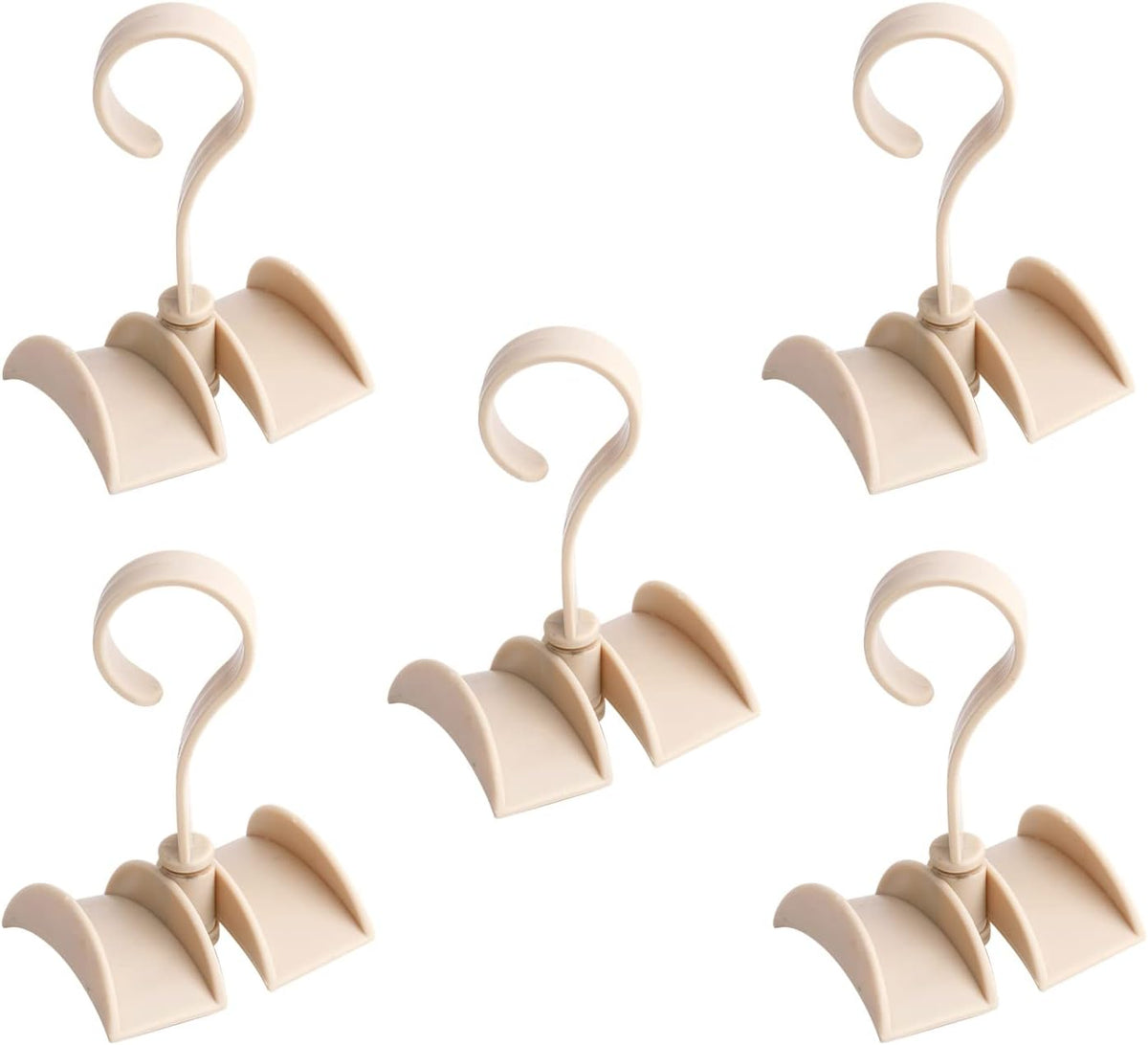 Rotating Belt Hanger 360°Rotatable Organizer 4 Hangers for Drying Towels Bras Clothes Gloves
