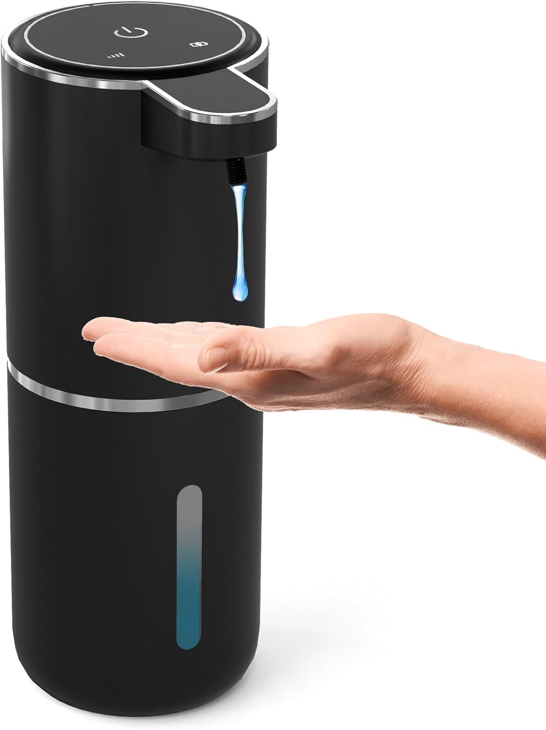 Automatic Soap Dispenser Touchless,Liquid Hand Soap Dispenser 12.8oz USB 4levels Adjustable