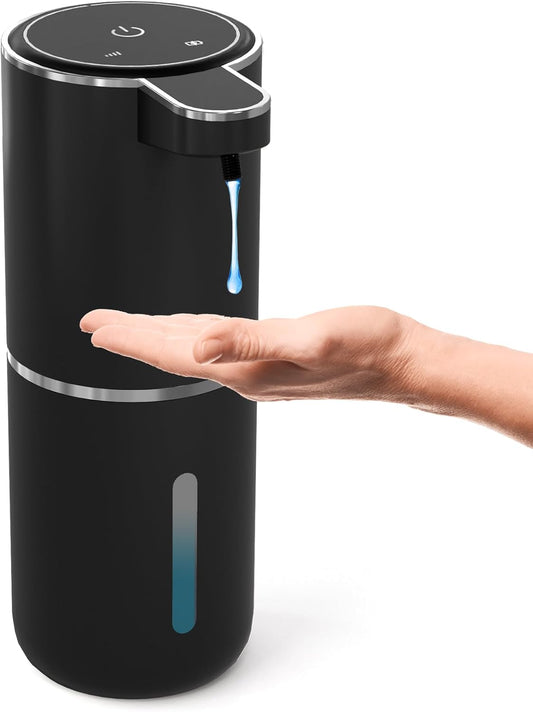 Automatic Soap Dispenser Touchless,Liquid Hand Soap Dispenser 12.8oz USB 4levels Adjustable