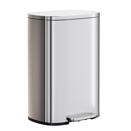 PayLessHere | 13G Trash Can with Lid | Steel | Removable Inner Bucket