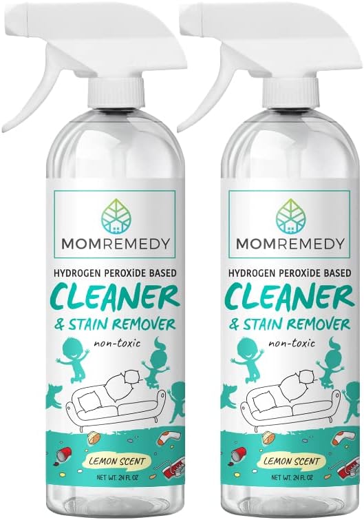 MOMREMEDY Hydrogen Peroxide All Purpose Cleaning Spray | Multipurpose Home Cleaner | Fabric and