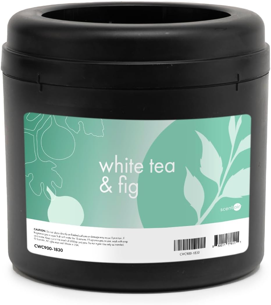 ScentAir Whisper Home Monthly Plug-in Refill, Fragrance Cartridge for Home and Office, White Tea &
