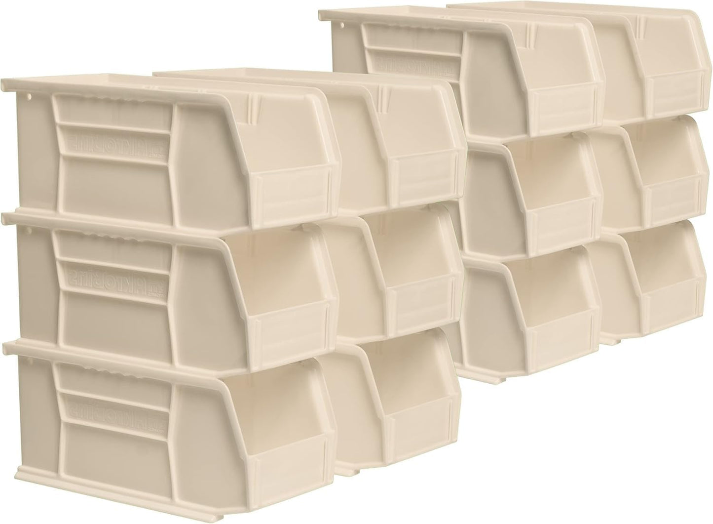 Akro-Mils 30230 AkroBins Plastic Storage Bins, Space-Saving Stackable Bins for Garage, Pantry