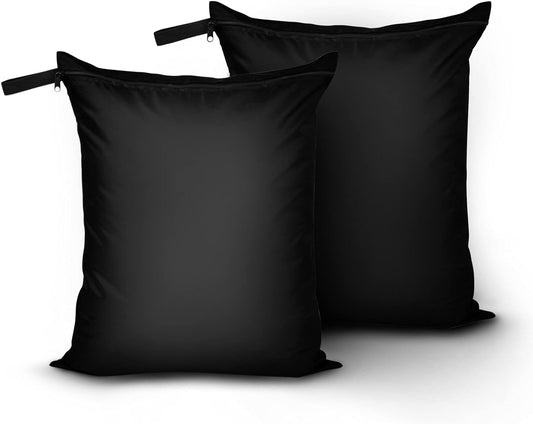OTraki 2 Pack Laundry Bags 16x20 inch Wet Dry Bag for Swimsuit and Towels Medium Travel Dirty