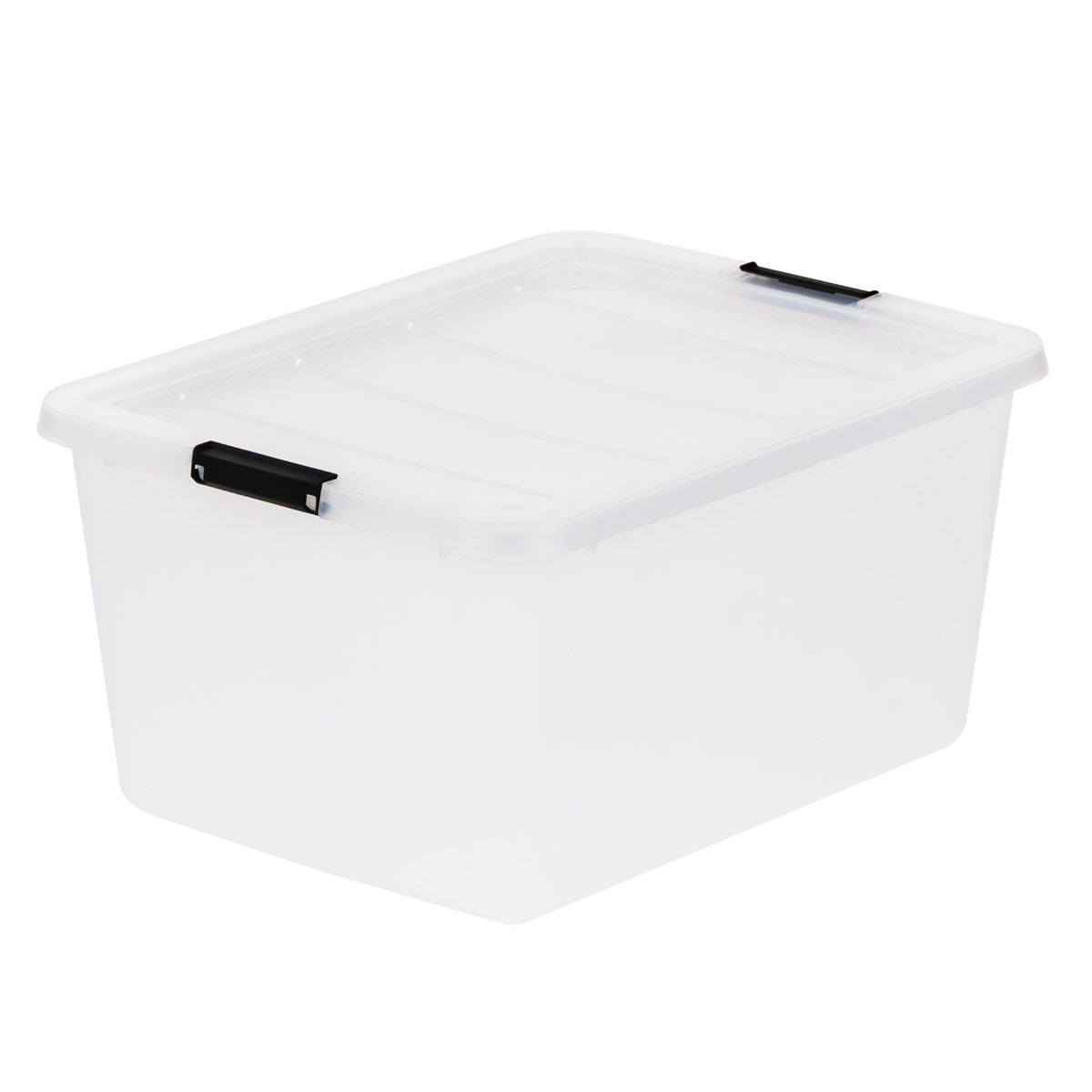 IRIS USA 6-Pack 32 Quart Clip Box with Latching Lid