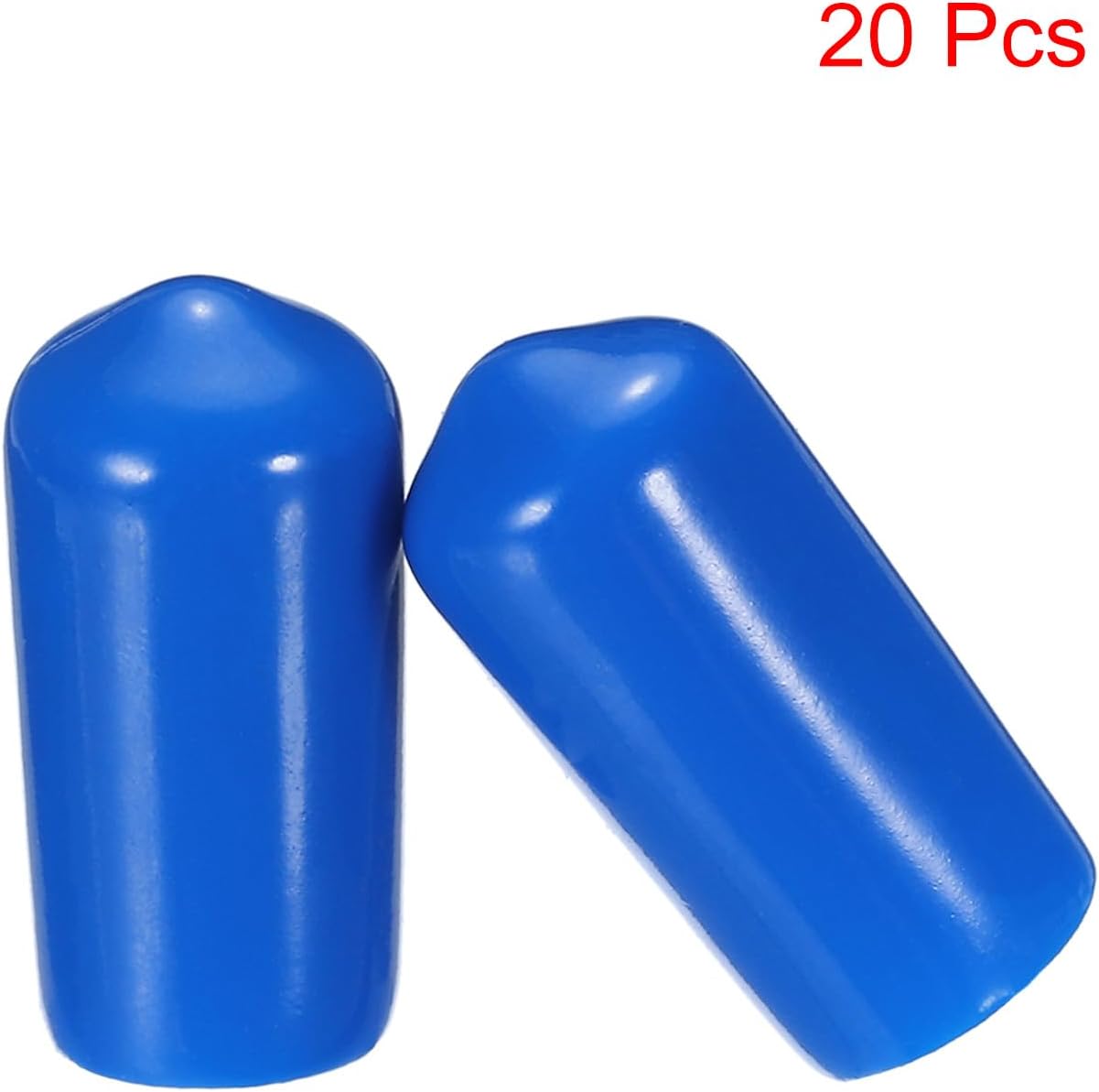 uxcell 20pcs Rubber End Caps 9.5mm ID Vinyl PVC Round Tube Bolt Cap Cover Screw Thread Protectors