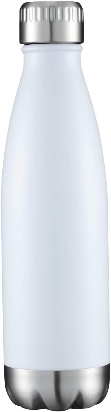 HASLE OUTFITTERS 17oz Stainless Steel Water Bottles, Vacuum Insulated Water Bottles Double Walled