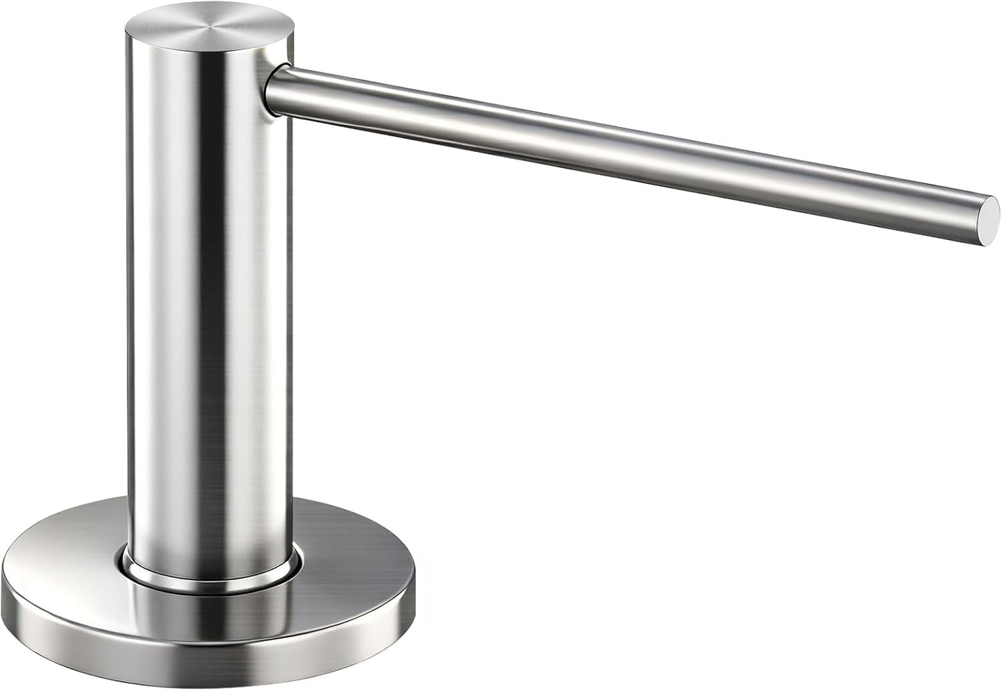 GAPPO Soap Dispenser for Kitchen Sink, Built in Sink Soap Dispenser, Brushed Nickel Stainless Steel