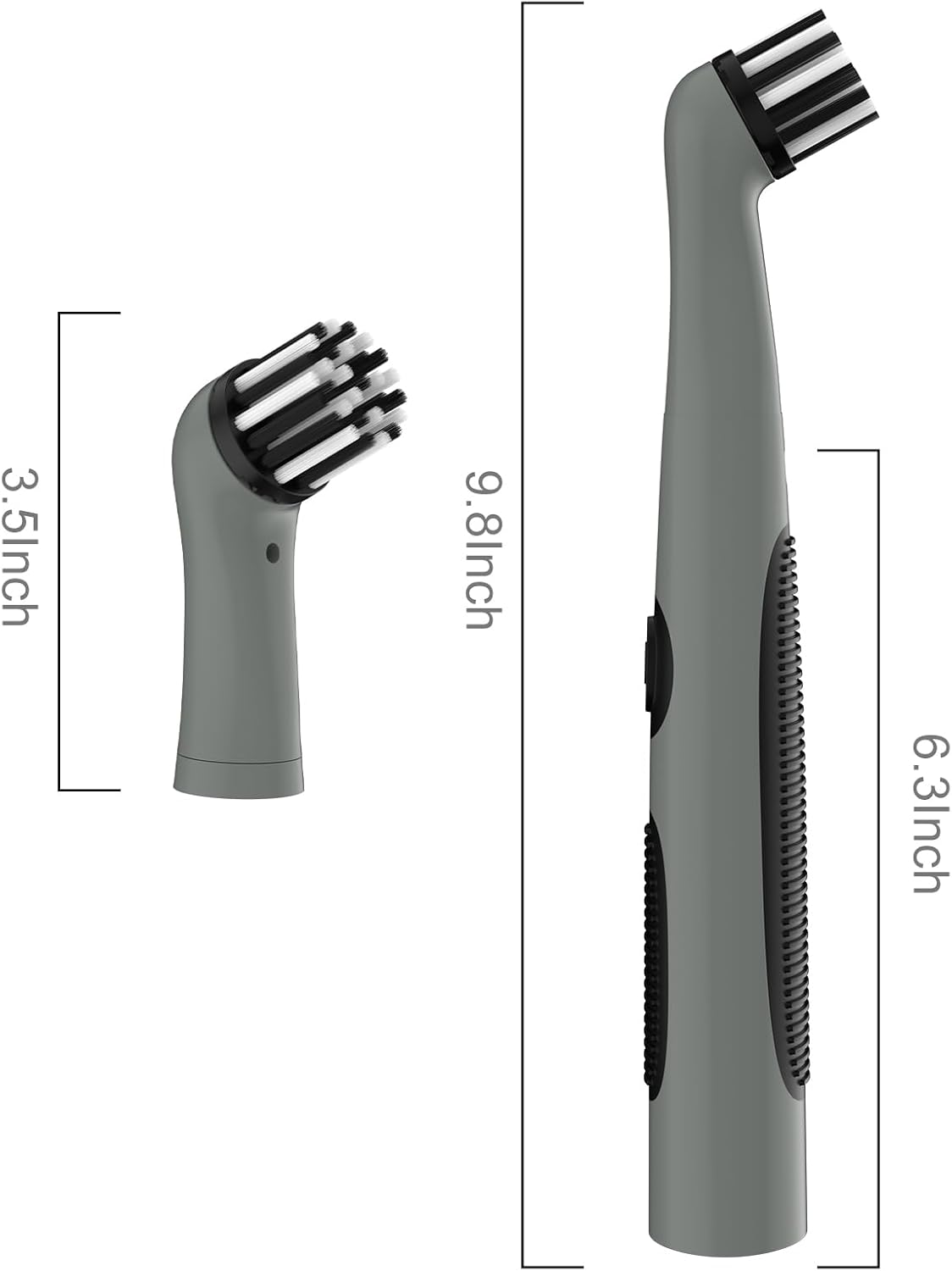 Rechargeable Electric Cleaning Brush with 4 in 1 Multiple Brush Heads and USB Cable, Indoor