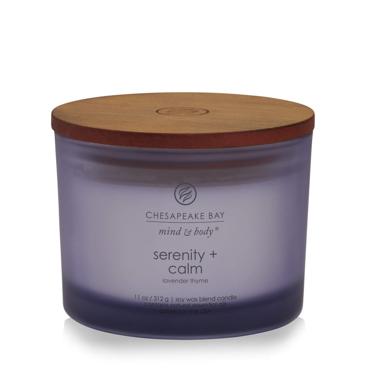 Chesapeake Bay Candle Scented Candle Serenity + Calm (Lavender Thyme) Coffee Table Home Décor
