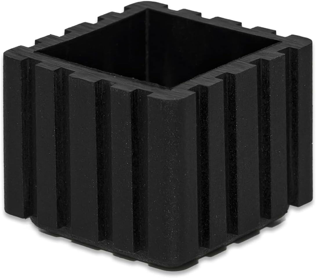 Flyshop Anti-Skid Non-Marking Synthetic Rubber Patio Chair Table Leg Caps Square Furniture Covers