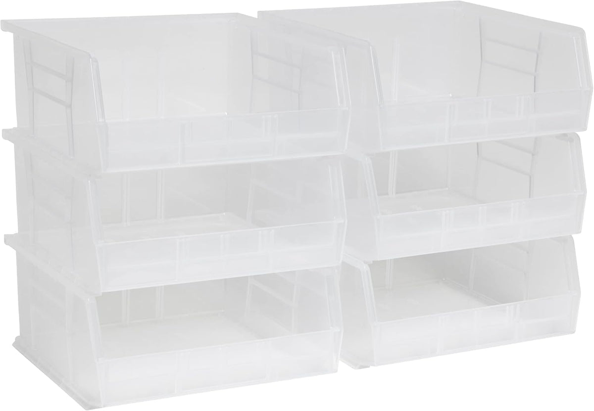 Akro-Mils 30235 AkroBins Plastic Storage Bins, Space-Saving Stackable Bins for Garage, Pantry