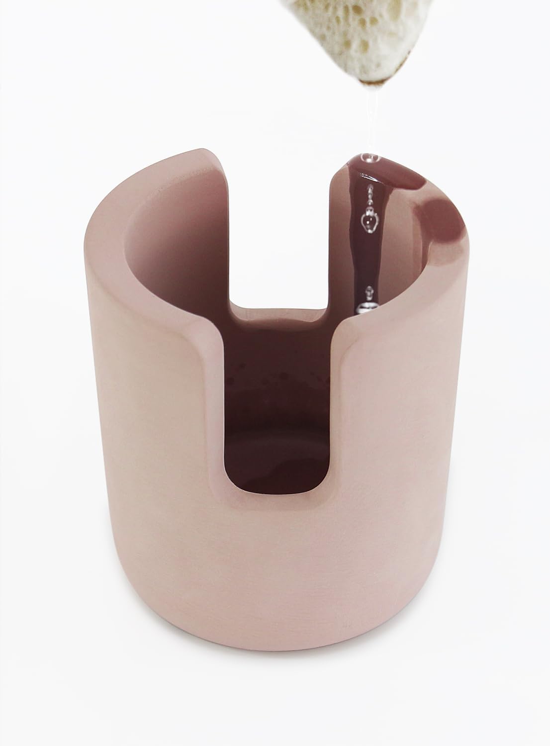 Stone Sponge Holder for Countertop Organizer, Quick Dry Diatomite Sponge Holder, Diatomaceous Earth