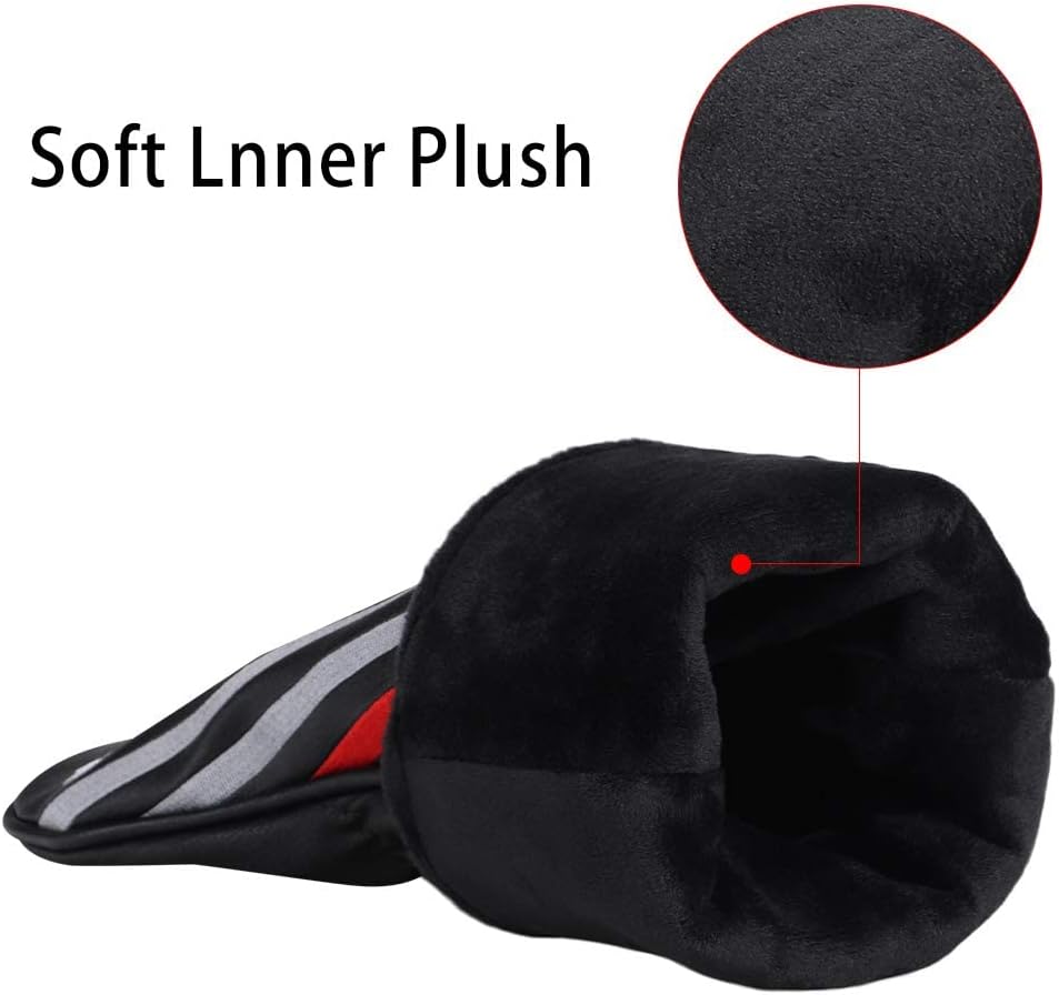 Big Teeth Golf Cover USA Stripe and Star Headcover Covers, Driver Fairway Wood Hybrid Headcovers