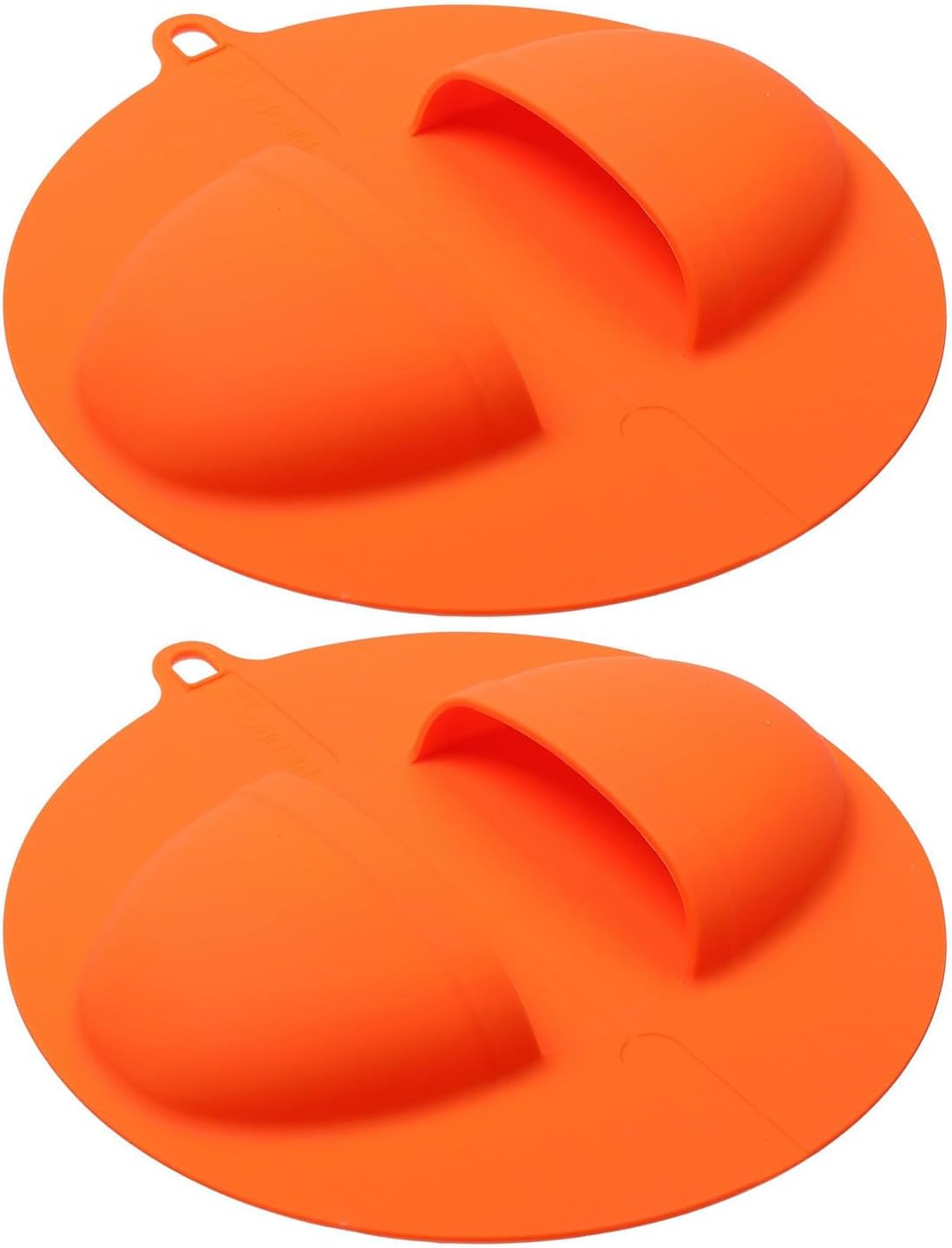 Pack of 2 Silicone Barbecue Gloves for Outdoor Grilling Nons Slip Grip Food Handling Mitts