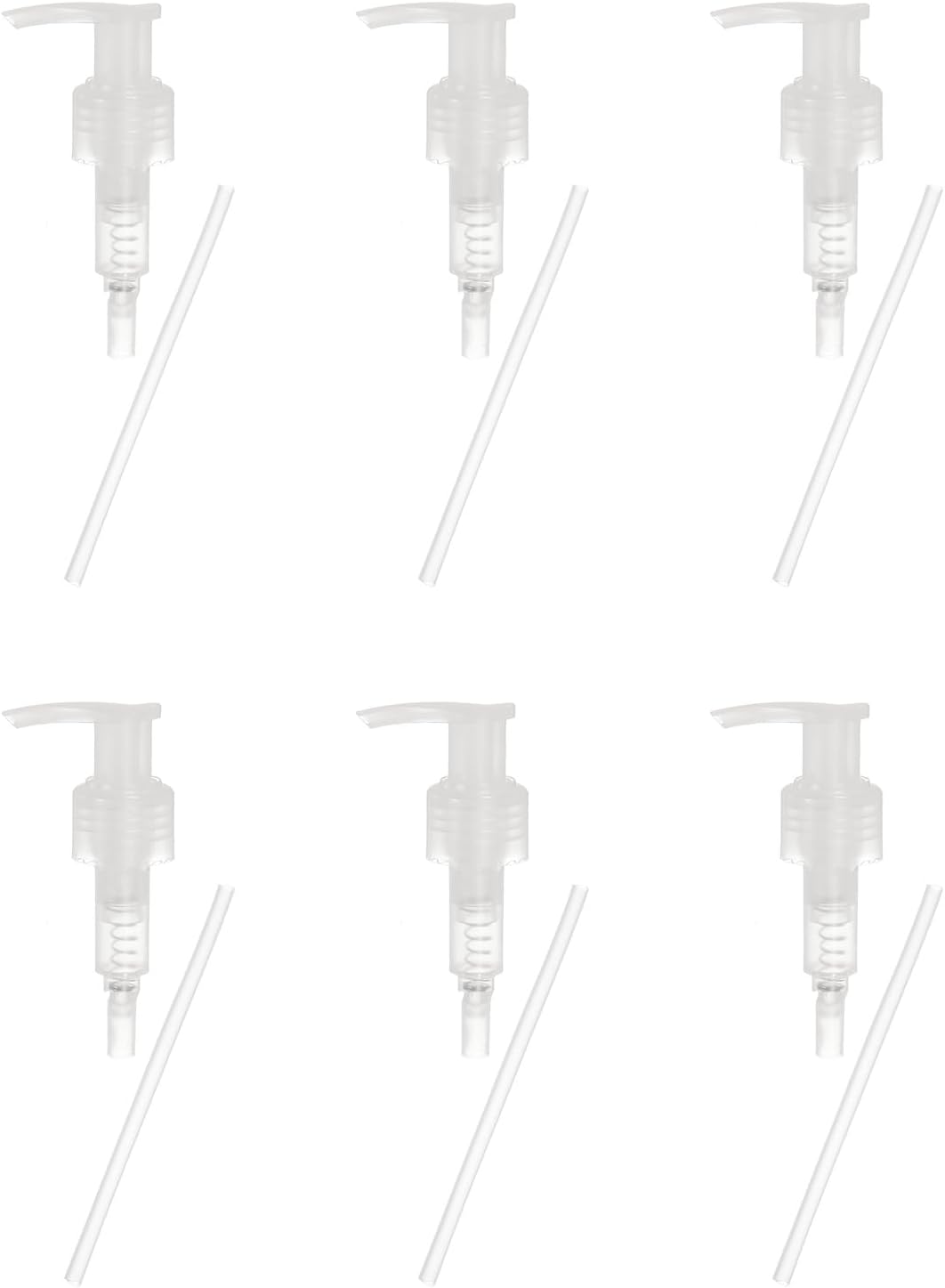 uxcell 6 Pcs Soap Dispenser Pump Heads Soap Dispensers Top Pumps Replacement Switch Pumphead for