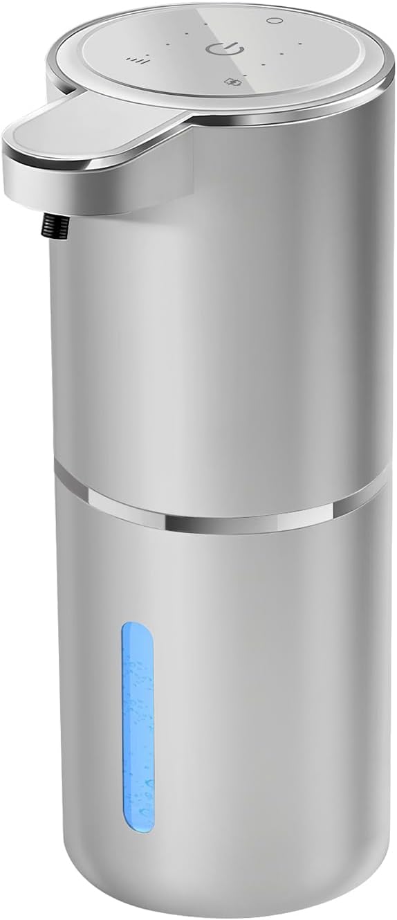Automatic Foaming Soap Dispenser - Hand Free Pump Touchless Soap Dispenser USB Rechargeable
