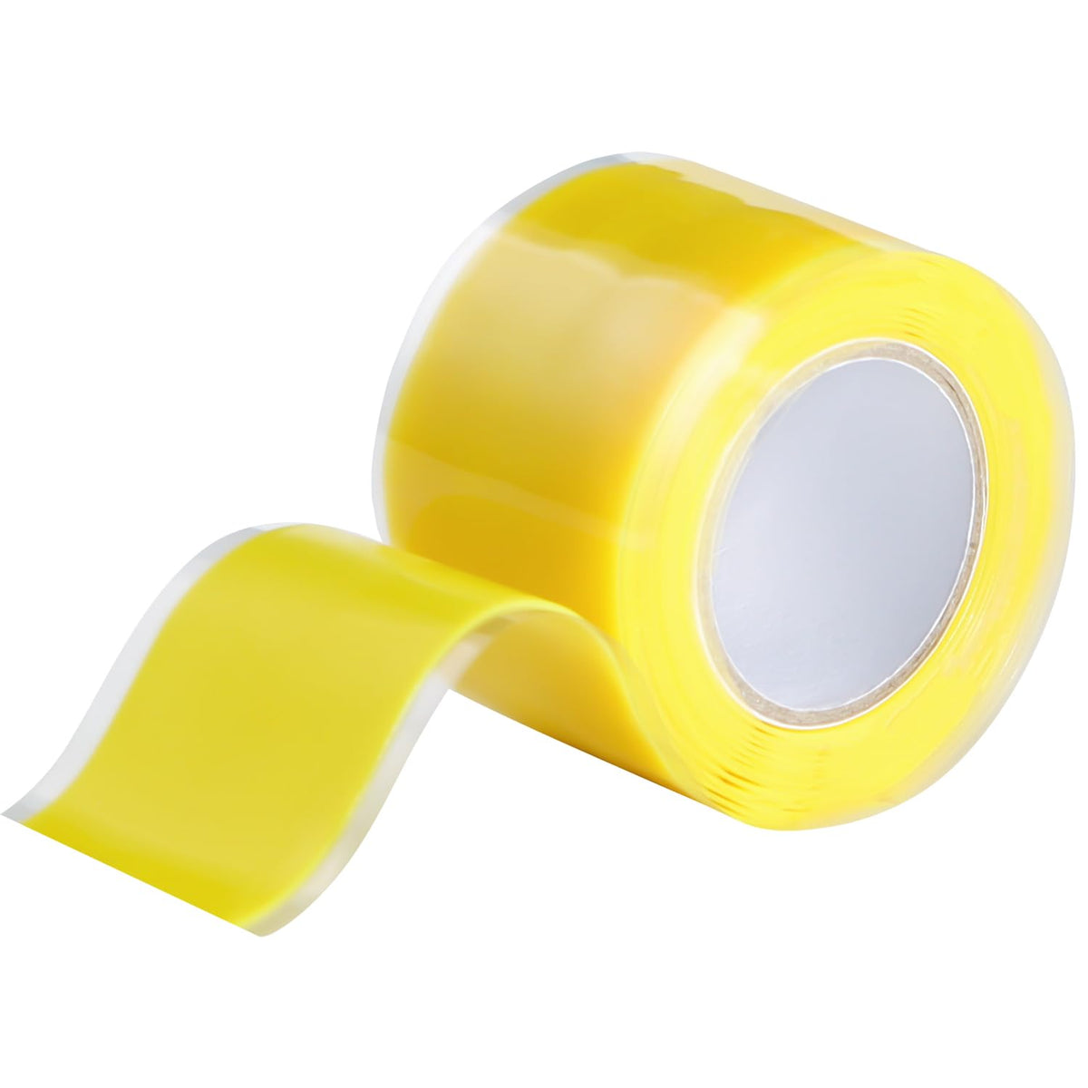 Self Fusing Silicone Tape 1 in x 5' Yellow Waterproof Rubber Leak Proof Sealing Rubber