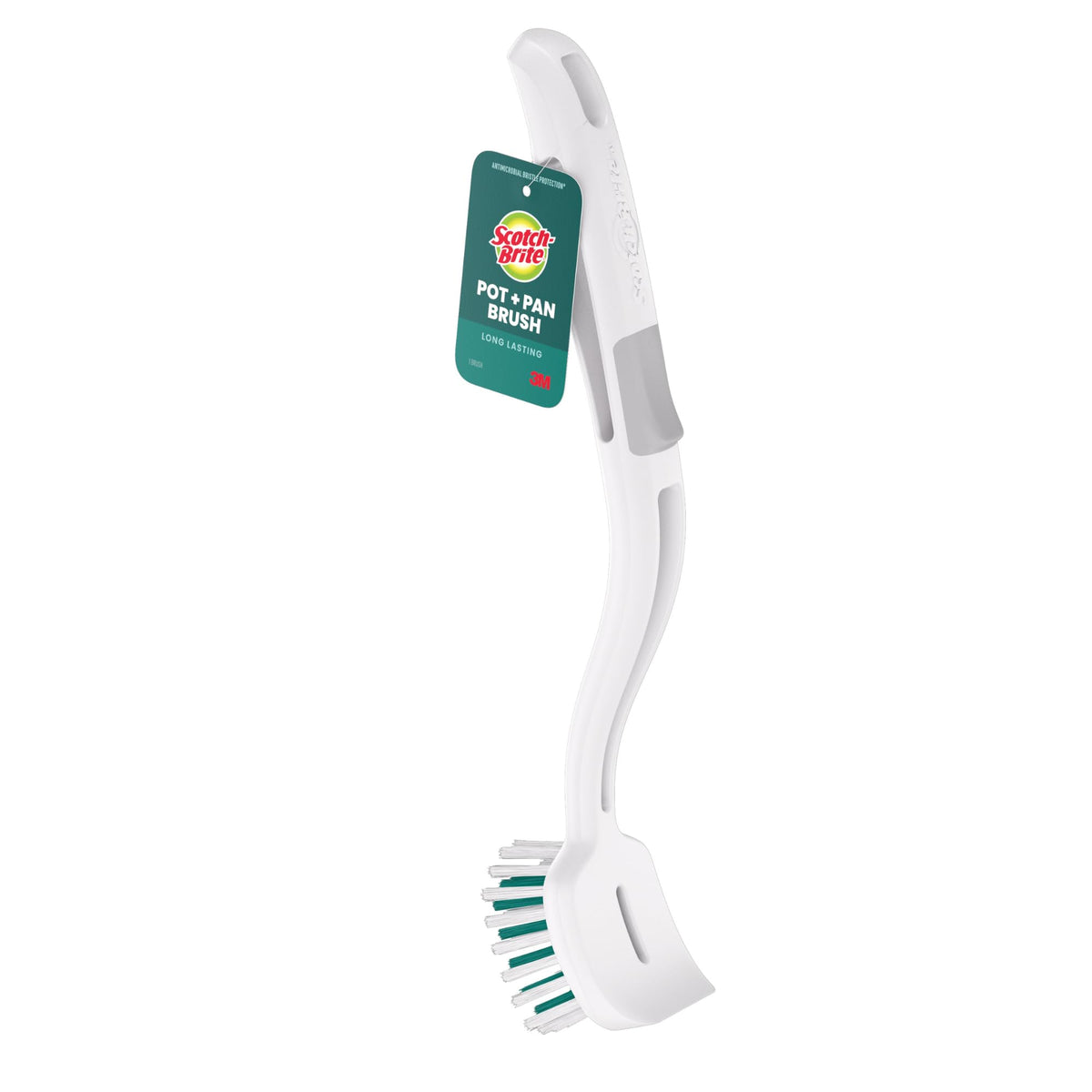 Scotch-Brite Pot Pan & Dish Brush, Scrub Brushes for Cleaning Kitchen and Washing Dishes, 1 Count