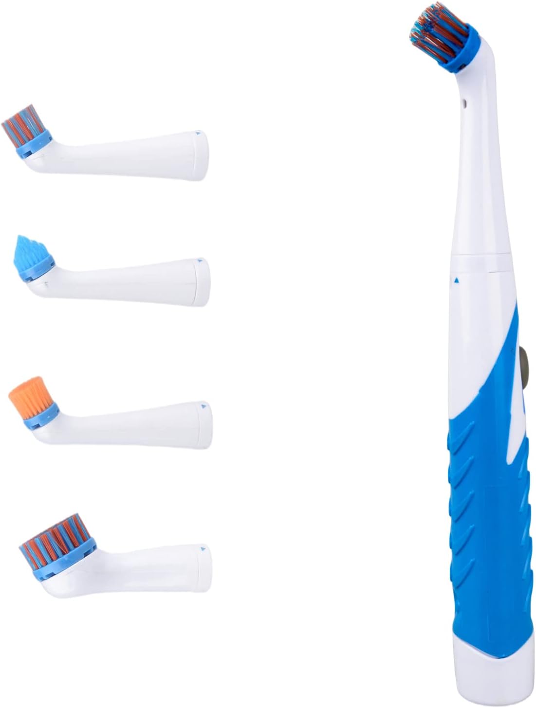 Electric Cleaning Brush with 4 in 1 Multiple Brush Heads, Indoor Household Cordless Motorized Brush