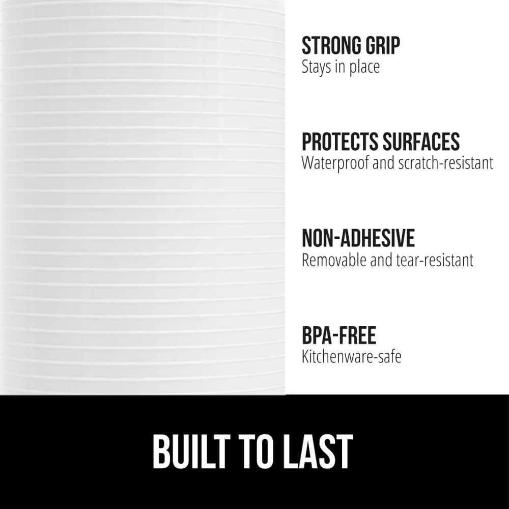 GORILLA GRIP DuraGuard Shelf Liner, 20x20 Non-Adhesive Cabinet Liners for Kitchen Drawers, Shelves