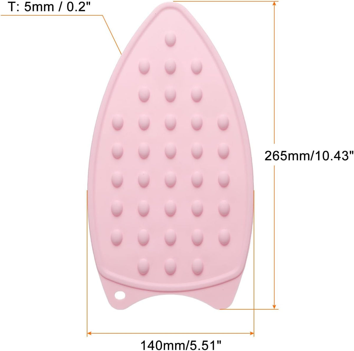 HARFINGTON Silicone Iron Rest Pad, Multipurpose Iron Hot Resistant Mat Iron Rest Plate for Ironing