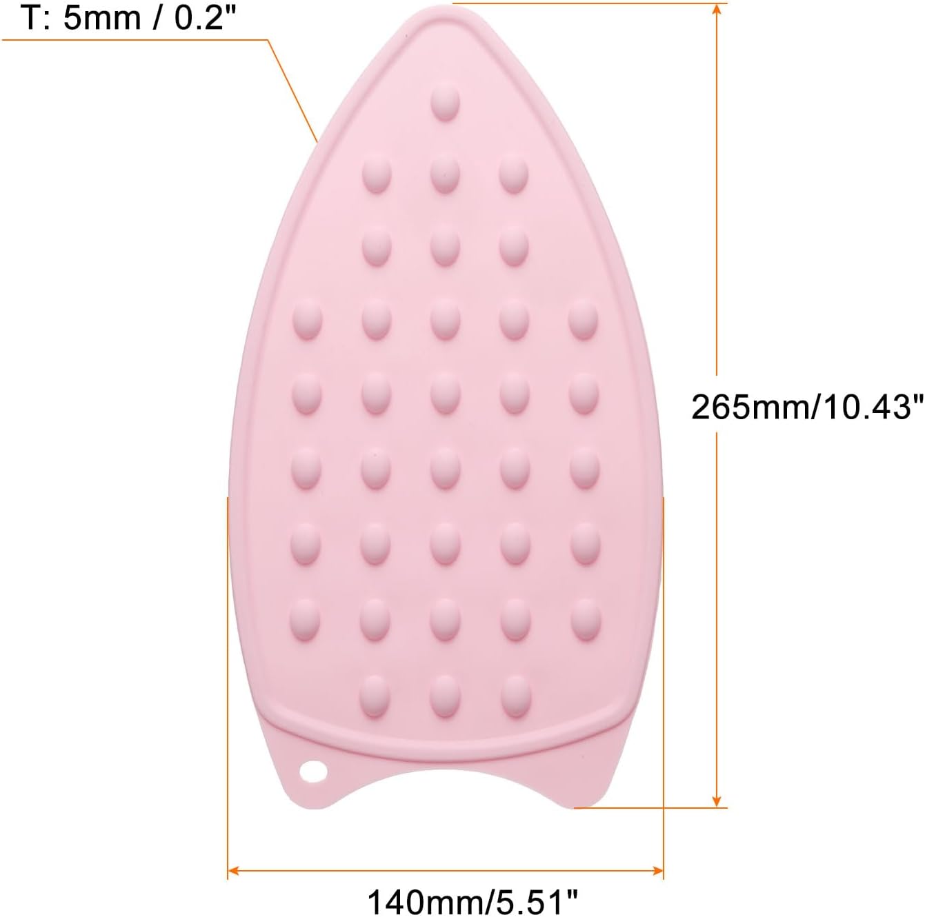 HARFINGTON Silicone Iron Rest Pad, Multipurpose Iron Hot Resistant Mat Iron Rest Plate for Ironing
